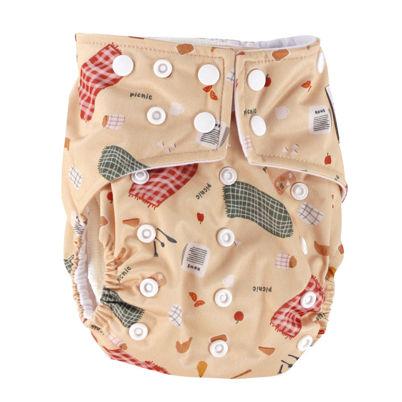 Washable Diaper 10-35lb - Picnic