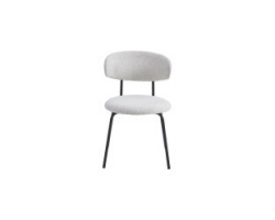Isla chairs (white curly fabric) 2pcs