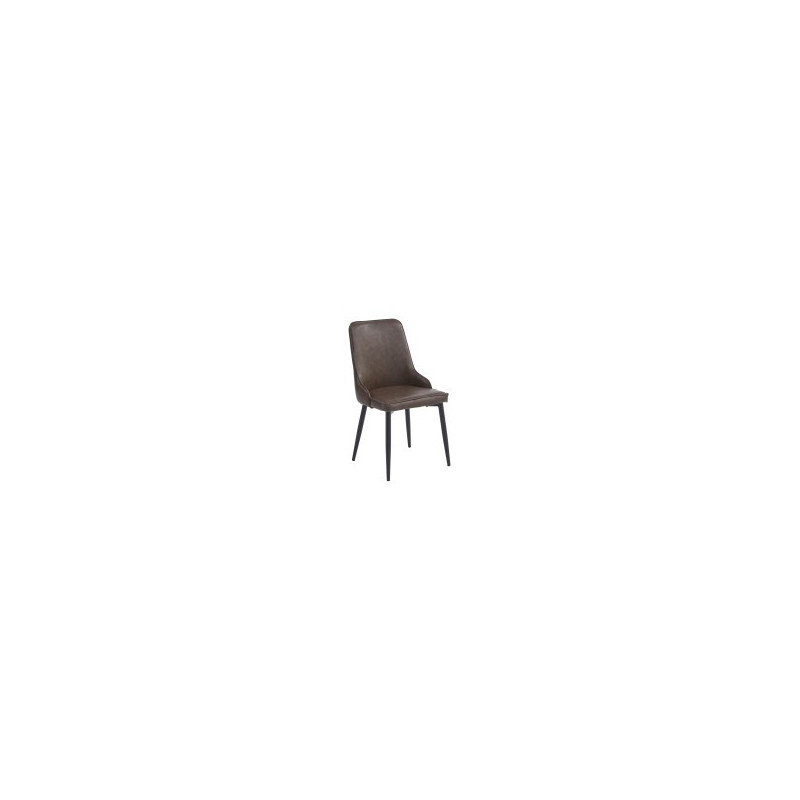 Cora chair (brown) 2pcs