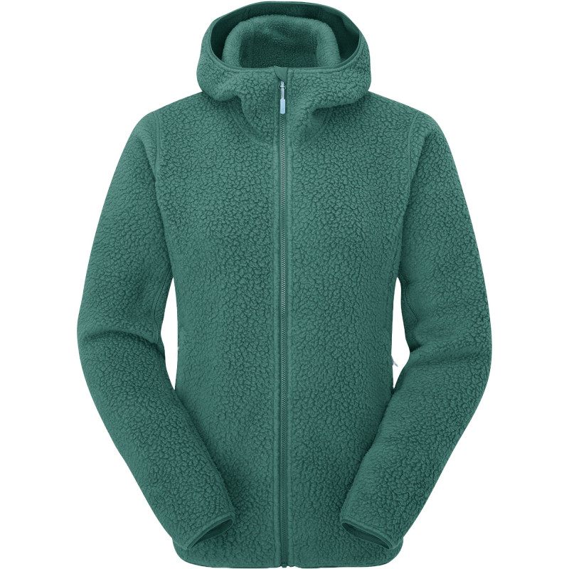 Sheepskin hooded sweater - Women