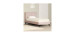 Maliza Full Upholstered Single Bed - Pale Pink