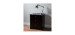 Nightstand with Charging Station - Vito Solid Black