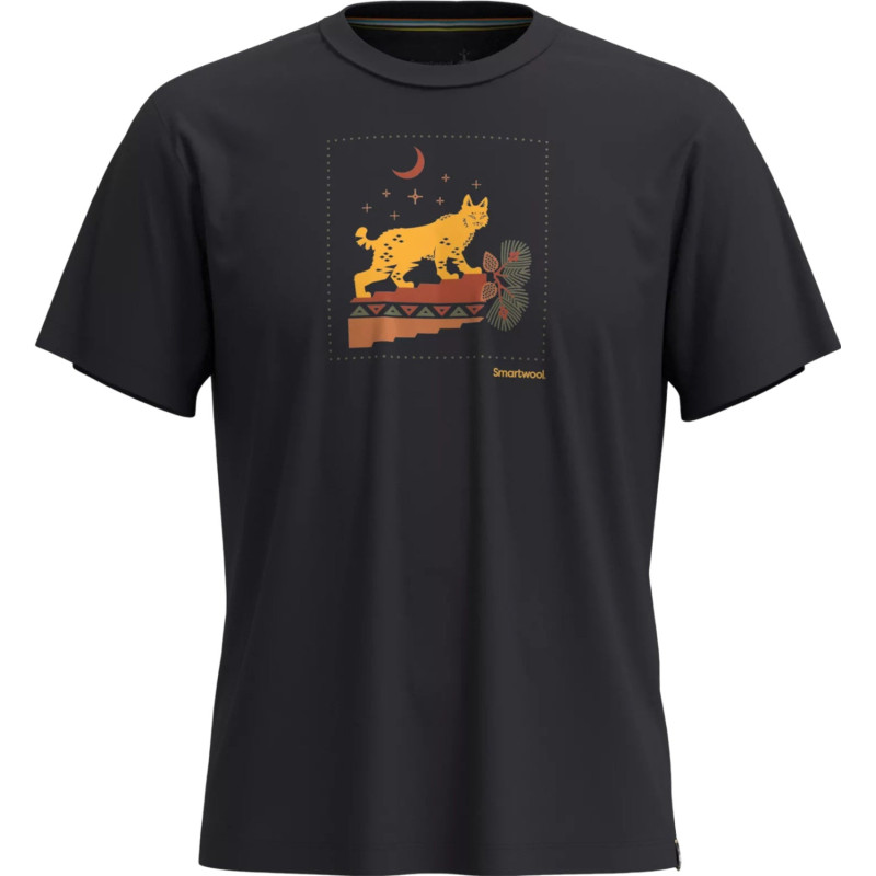 Smartwool T-shirt à manches courtes graphique Nightfall In The Forest - Unisexe