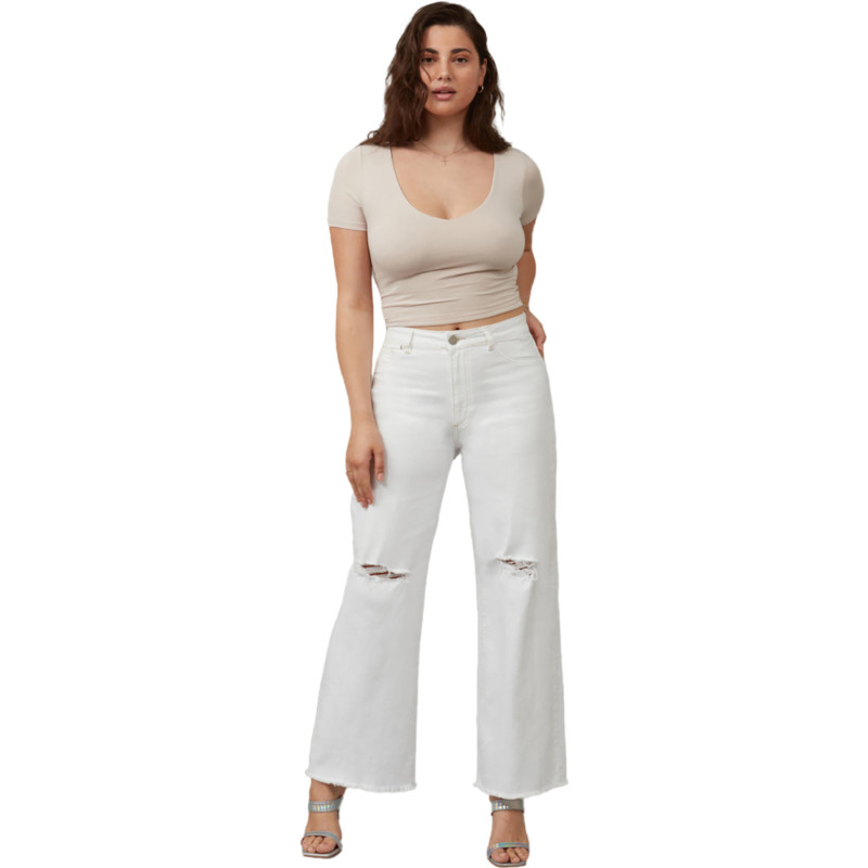 Milan High-Rise Wide Leg Jeans - Women's