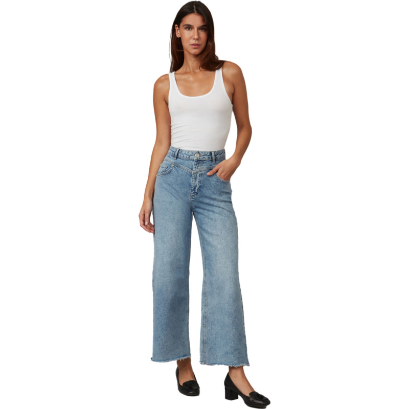 Milan High-Rise Wide Leg Jeans - Women's