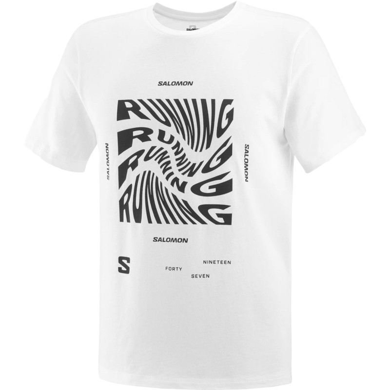 Salomon T-shirt à manches courtes Running Graphic - Homme