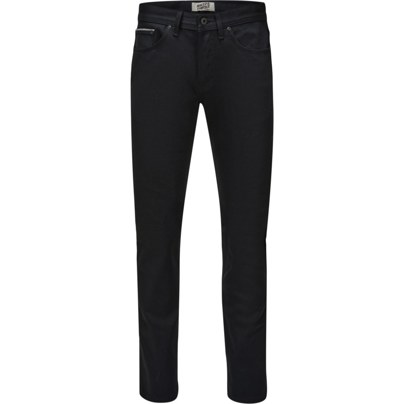 Naked & Famous Jeans Weird Guy - Black Cobra Stretch Selvedge - Homme