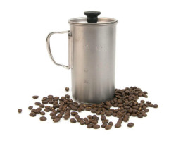 Titanium French Press Coffee Maker