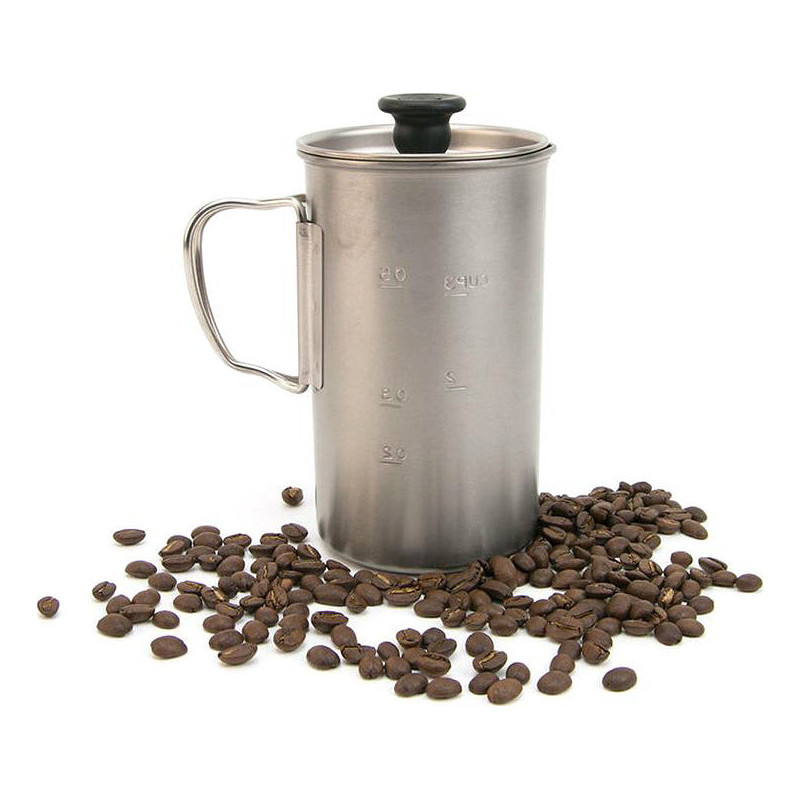 Titanium French Press Coffee Maker