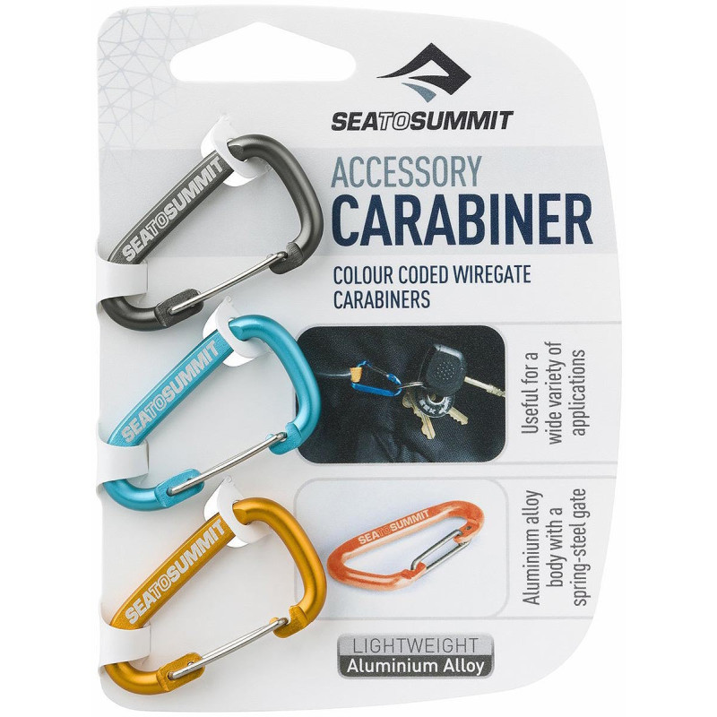 Pack of 3 carabiners