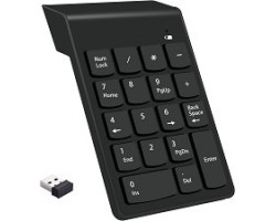 Bestcost.ca Mini Clavier Pad Numérique USB Sans-Fil Pour Windows et MAC - NEUF
