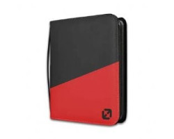 Shield+ -  cartable toploader 9-pochettes - noir-rouge (12 pages)