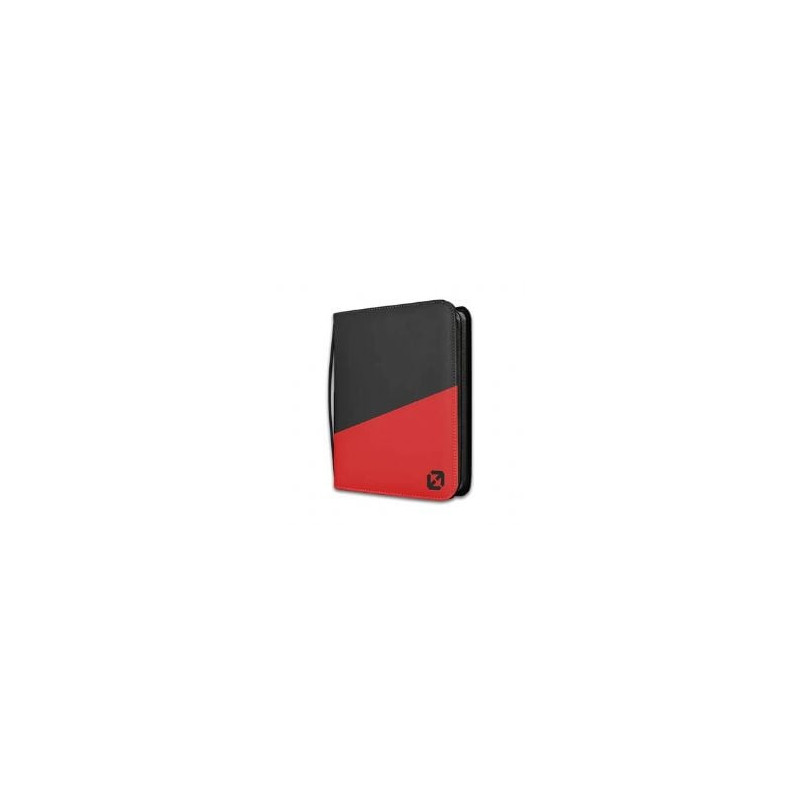 Shield+ -  cartable toploader 9-pochettes - noir-rouge (12 pages)
