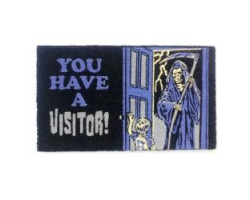 Steven rhodes -  tapis de porte "you have a visitor" (73 x 43 cm)
