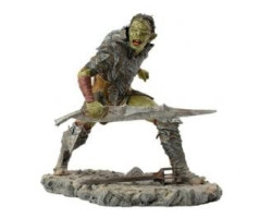 Le seigneur des anneaux -  figurine de swordsman orc 1:10 scale -  iron studios