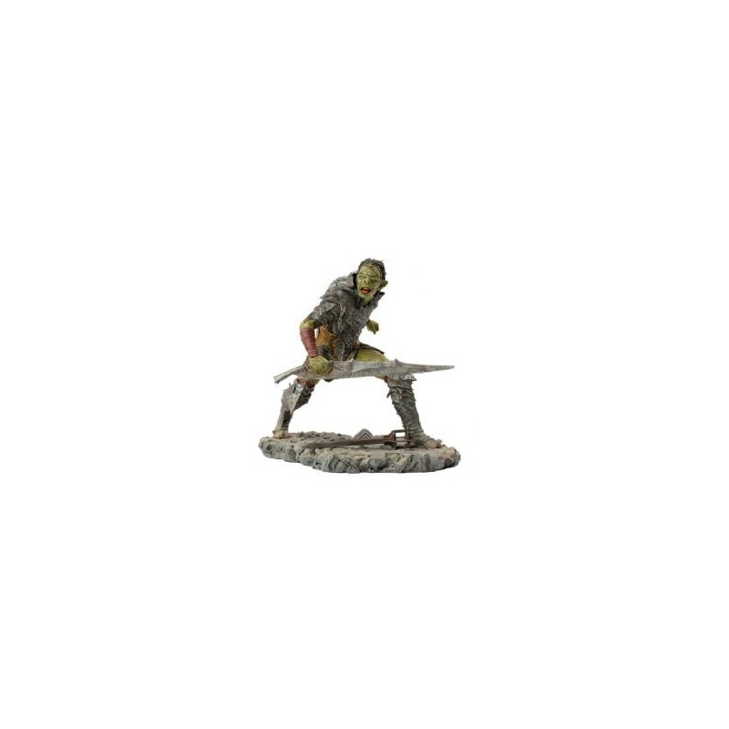 Le seigneur des anneaux -  figurine de swordsman orc 1:10 scale -  iron studios