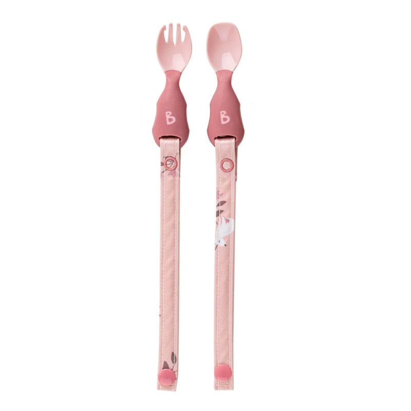 Attachable Utensils Pack of 2 - Blush Pink