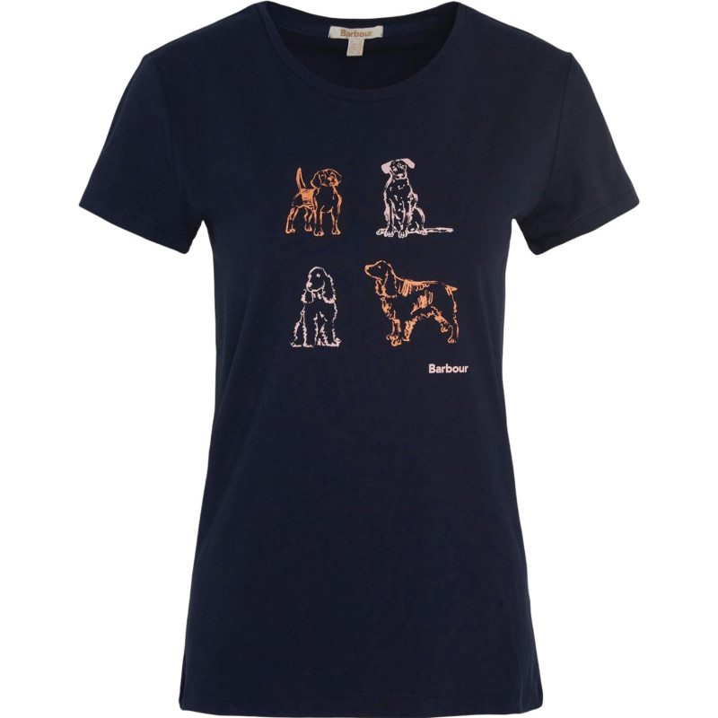 Barbour T-shirt Bowland - Femme