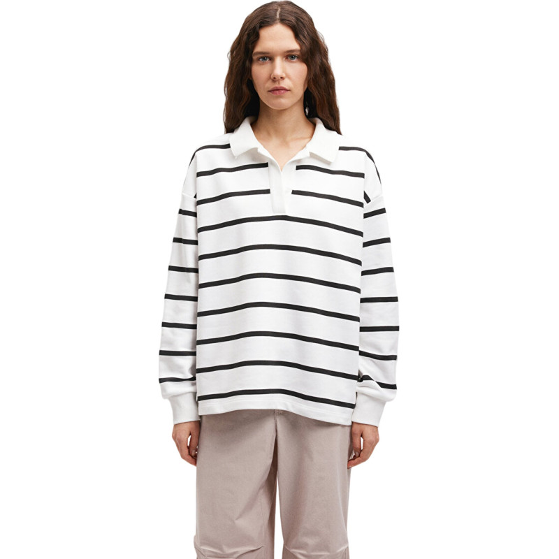 Polo Striped Long Sleeve Sweater - Women's