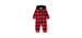 Christmas Check Jumpsuit 12-24 months