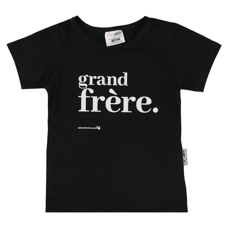 Bedaine Love T-shirt Grand Frère 12-18mois