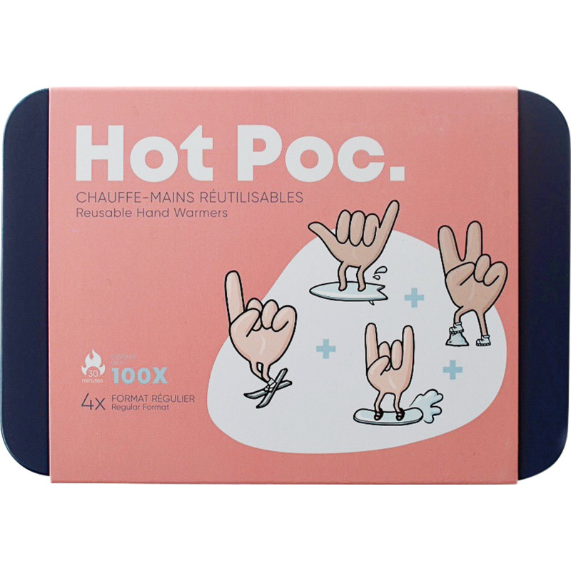 Hot Poc Étui avec chauffe-mains réutilisable Hot Poc - 4 réguliers