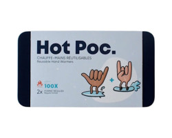 Case with Hot Poc Reusable Hand Warmers – 2 Regular