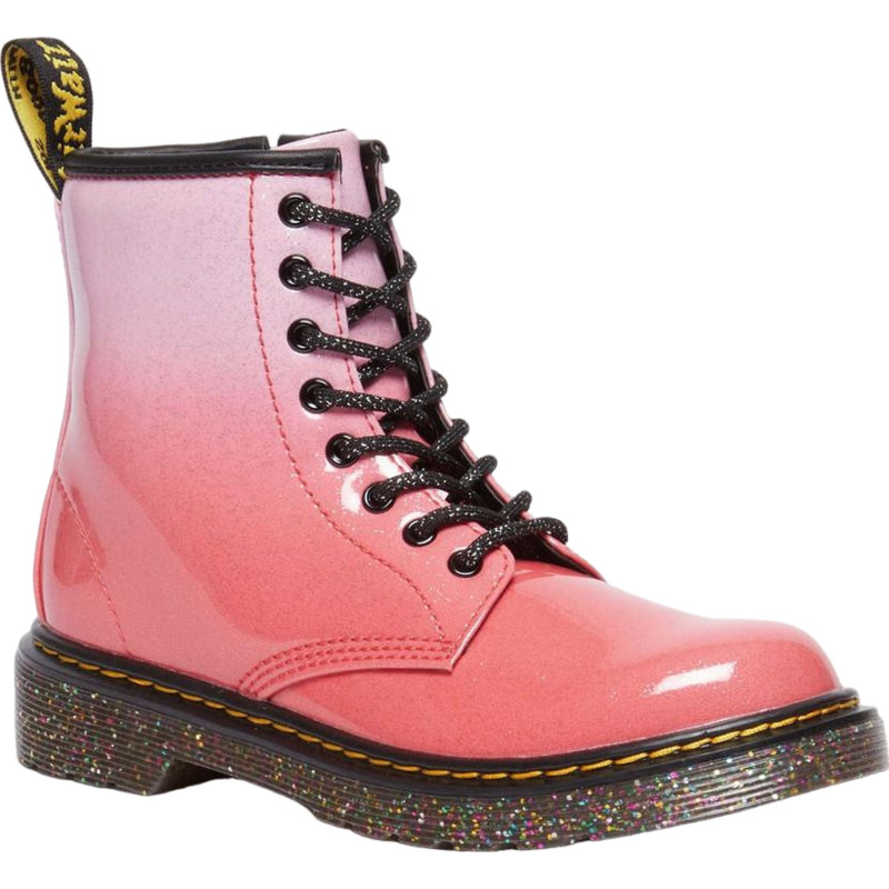 1460 Gradient Glitter Leather Lace-Up Boots - Youth