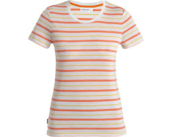 Wave Merino Wool Short-Sleeve Striped T-Shirt - Women's