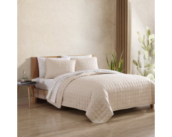 Single Bed Quilt - Beige
