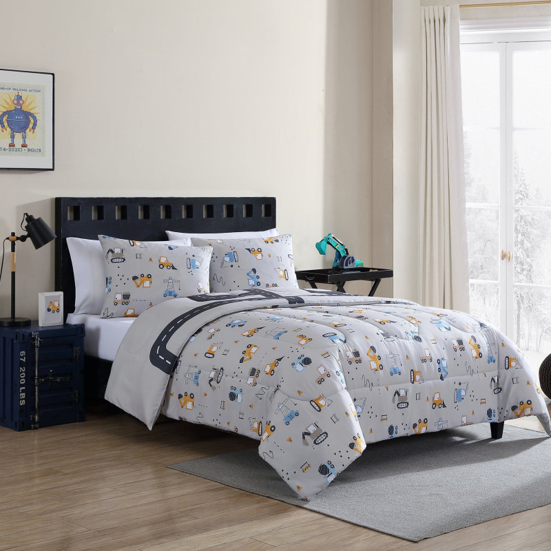 Comforter Single Bed - Trucks