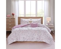 4 Piece Single Bed Comforter - Abby