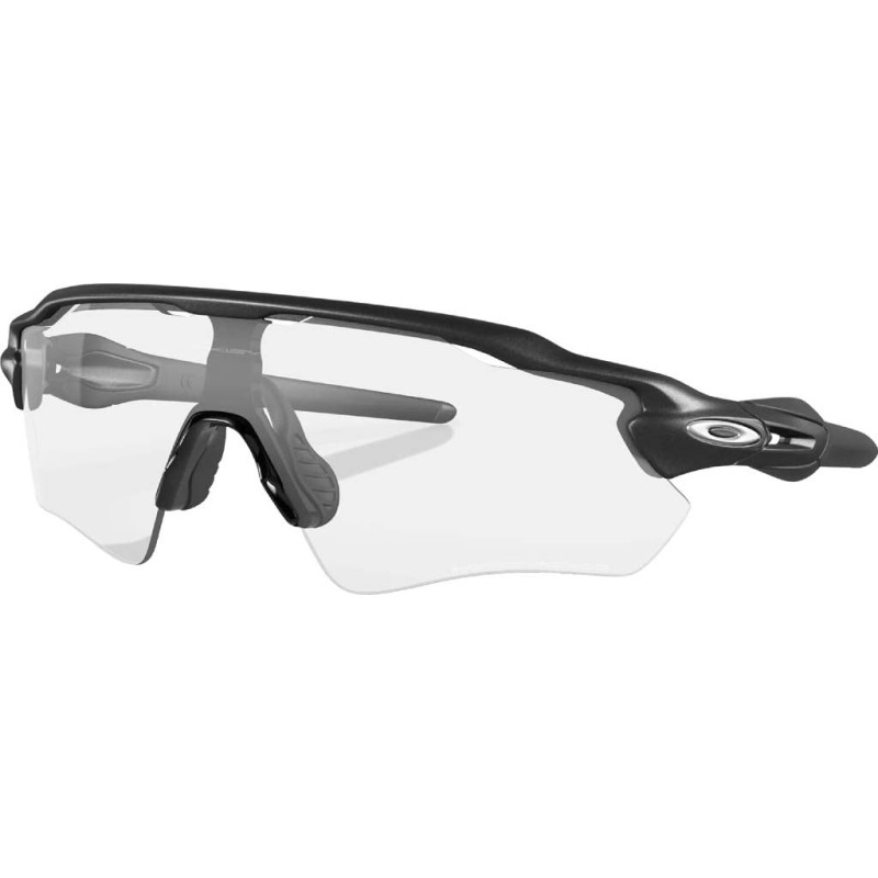 Radar EV Path Sunglasses - Steel - Clear to Black Iridium Photochromic Lenses