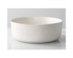 Saturna white serving bowl