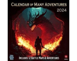 Battle mats -  calendrier 2024 de plusieurs aventures (multilingue) -  book of battle mats