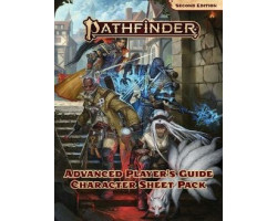 Pathfinder -  advanced player's guide character sheet pack (anglais) -  deuxième édition