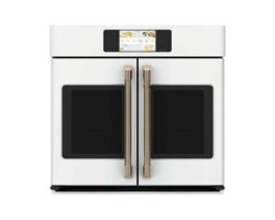 Single built-in oven, 30 in., 5.0. ft. cu., Wi-Fi enabled, Matte White, GE Café CTS90FP4NW2