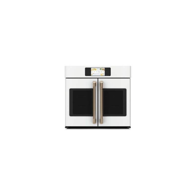 Single built-in oven, 30 in., 5.0. ft. cu., Wi-Fi enabled, Matte White, GE Café CTS90FP4NW2