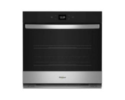 Single wall oven with air fry if connected, 30 in., 5 cu. ft., Stainless steel, Whirlpool WOES5030LZ