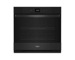 Single Wall Oven with Connected Air Fry, 30", 5 cu. ft., Black, Whirlpool WOES5030LB