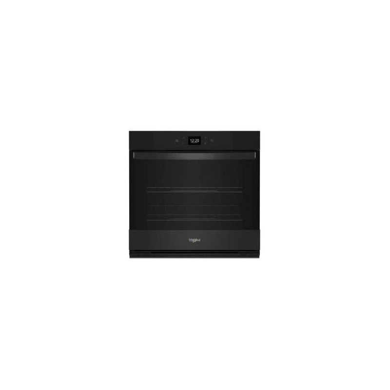 Single Wall Oven with Connected Air Fry, 30", 5 cu. ft., Black, Whirlpool WOES5030LB