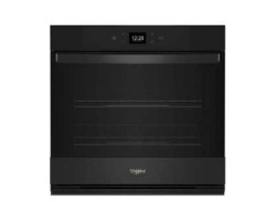 Single Wall Oven with Connected Air Fry, 27", 4.3 cu. ft., Black, Whirlpool WOES5027LB