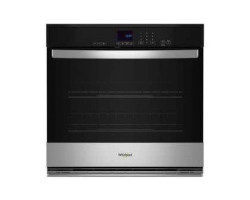 Single Self-Cleaning Wall Oven, 30-inch, 5.0 cu. ft., Stainless Steel, Whirlpool WOES3030LS
