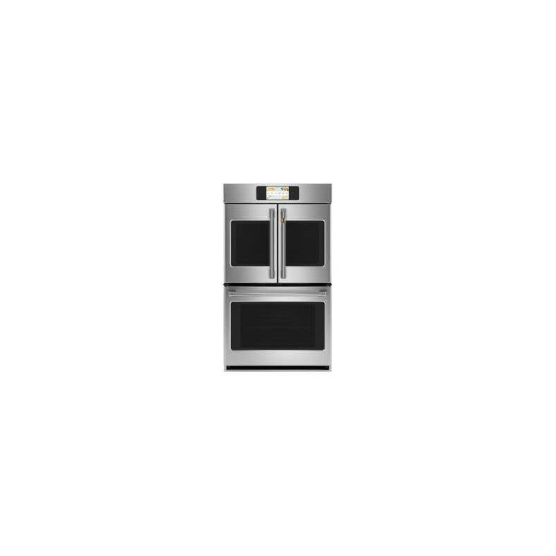 Double built-in oven, 30 in., 10.0 ft. kitchen, Wi-Fi, Stainless steel, GE Café CTD90FP2NS1
