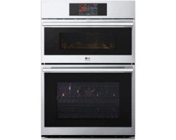 Built-in convection microwave, 30 in., 6.4 cu. ft., Stainless Steel LG Studio WCES6428F