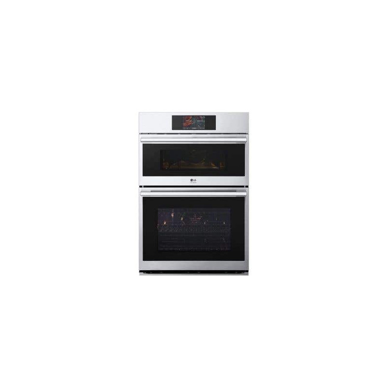 Built-in convection microwave, 30 in., 6.4 cu. ft., Stainless Steel LG Studio WCES6428F