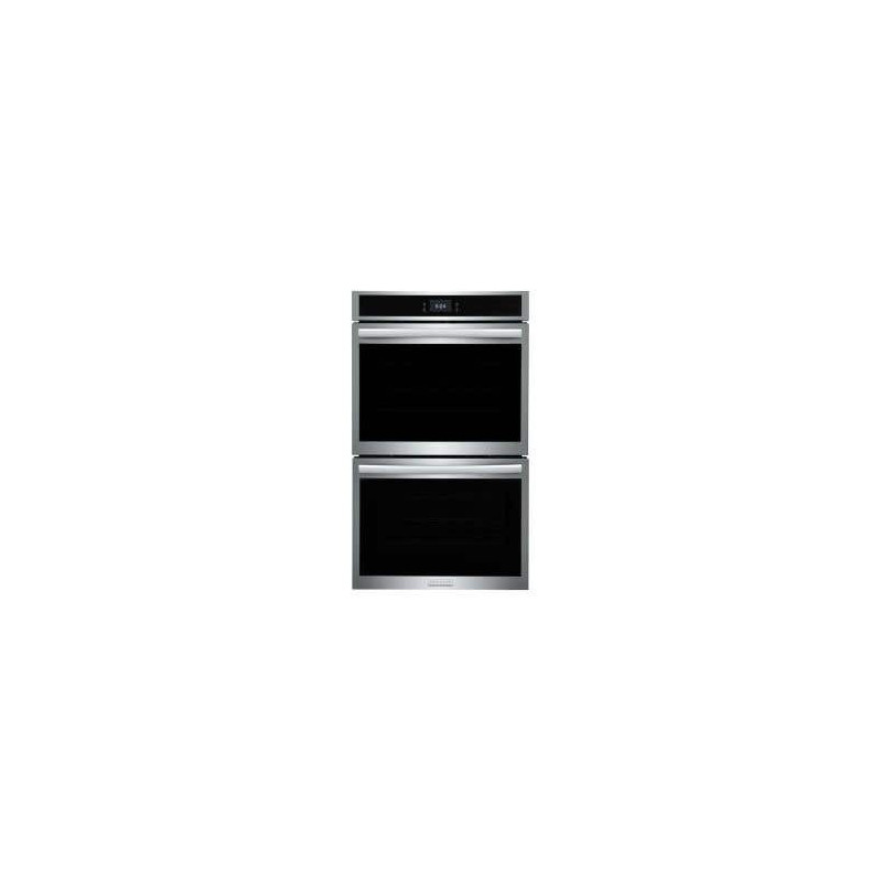 30 in. double built-in wall oven, 10.6 cu. ft. with full convection, stainless steel, Frigidaire Gallery GCWD3067AF