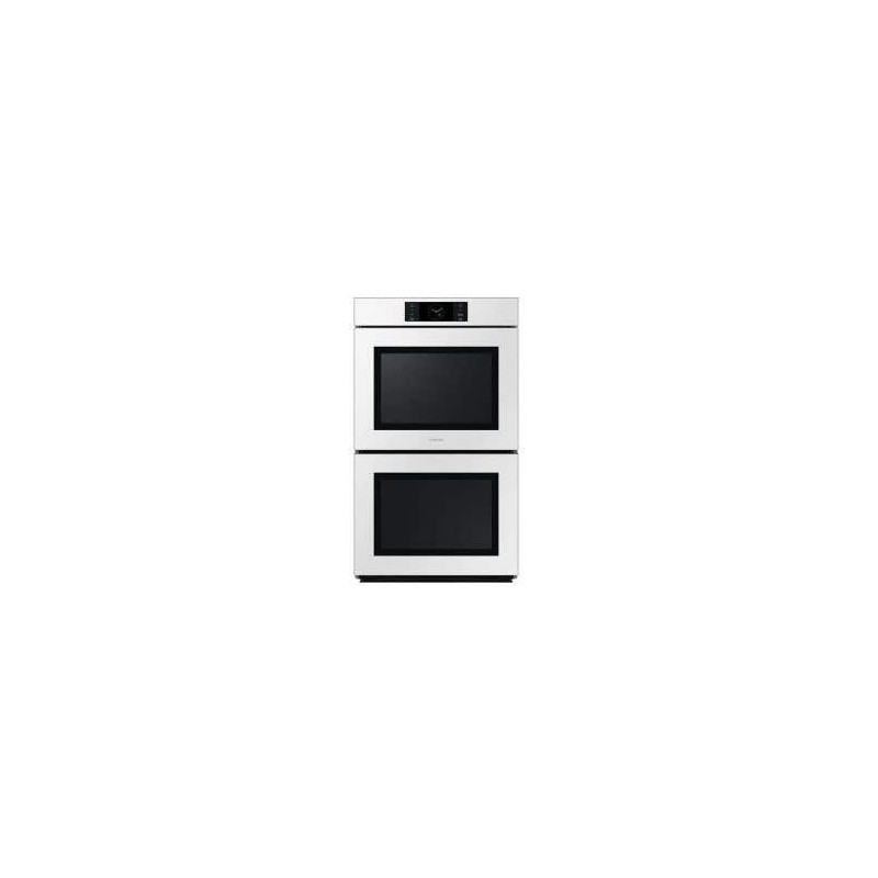 Samsung Double Wall Oven with AI Camera, 10.7 cu. ft., 30 in., White, Samsung Bespoke NV51CB700D12AA