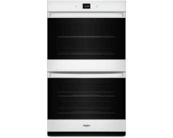 Double Smart Wall Oven, 8.6 cu. ft., 27 in., White, Whirlpool WOED5027LW