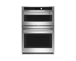 Built-in electric wall oven combined with microwave, 30 in., 6.7 cu. ft., GE Café CTC912P2NS1